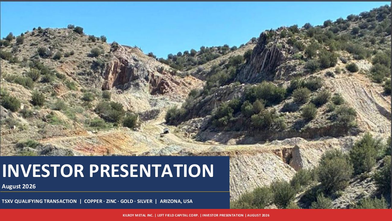 Kilroy Metal Investor Presentation, page 1