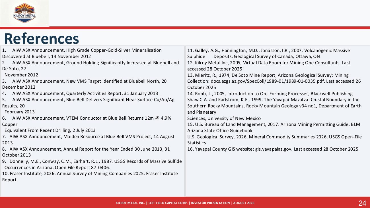 Kilroy Metal Investor Presentation, page 26